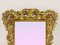 Italian Mirror with Gold-Gilded Leaves 3