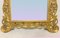 Italian Mirror with Gold-Gilded Leaves, Image 4