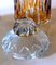 Vaso Art Déco in cristallo trasparente e colorato con coperchio, Francia, Immagine 12