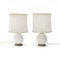 Ceramic Table Lamps with a Pine Cone Motif by Gio Batta, 1980s , Set of 2 3