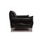 Schwarzes Zwei-Sitzer Leder Sofa von Machalke 9