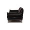 Schwarzes Zwei-Sitzer Leder Sofa von Machalke 11