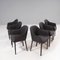 Softshell Black Dining Chairs by Ronan & Erwan Bouroullec for Vitra, Set of 6 2