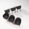 Softshell Black Dining Chairs by Ronan & Erwan Bouroullec for Vitra, Set of 6, Image 3