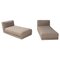 Gray Chaise Lounges from B & B Italia, Set of 2 1