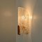 Lampade da parete in vetro di Murano massiccio di Hillebrand, 1960, set di 2, Immagine 12