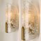 Lampade da parete in vetro di Murano massiccio di Hillebrand, 1960, set di 2, Immagine 10