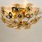 Gold-Plated Flower Wall Light or Flushmount from Palwa 6