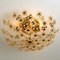 Gold-Plated Flower Wall Light or Flush Mount from Palwa, 1970s 4