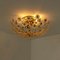 Gold-Plated Flower Wall Light or Flush Mount from Palwa, 1970s 11