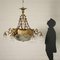 Glass Chandelier with 6 Lights, Italy, 20th Century 2