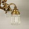 Glass Chandelier with 6 Lights, Italy, 20th Century 3