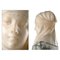 Guglielmo Pugi, Bust of Young Woman with Headdress, 19th Century, Marble Sculpture 6