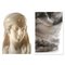 Guglielmo Pugi, Bust of Young Woman with Headdress, 19th Century, Marble Sculpture 4