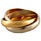 Trinity Ring in 18 Carat Red Gold White Gold from Cartier, 1970s 1