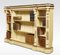 19th Century Gilded and Painted Open Bookcase 3