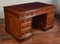 Mahogany Pedestal Desk Stamped for James Winter & Sons, Image 1