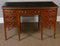Edwardianischer Schreibtisch aus Mahagoni mit Intarsien 1