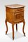 Walnut Marble Top Bedside Cabinets, Set of 2, Image 2