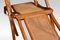 Walnut Framed Folding Steamer Deck Chair, Image 1