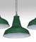 Vintage Industrial Enamel Pendant Lights, Set of 8 1