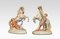 Figure Groups of Young Men with Horses from Royal Dux, Set of 2 1