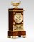 Reloj de repisa francés estilo imperio de caoba montada en metal dorado, Imagen 2