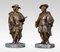 Bronzed Figures on Marble Bases, Set of 2 1