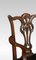 Mahogany Chippendale Revival Armchairs, Set of 2 4