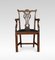 Mahogany Chippendale Revival Armchairs, Set of 2 2