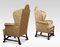 High Back Wing Armchairs, Set of 2, Image 1