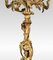Barocke Tischlampe aus vergoldeter Bronze mit 5 Leuchten 3