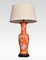 Lámpara china de porcelana con forma de balaustre, Imagen 1