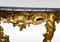 Rococo Revival Giltwood and Marble Console Table 6