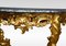 Rococo Revival Giltwood and Marble Console Table, Image 6