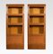 Large Oak 4-Sectional Bookcases, Set of 2, Image 1