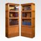 Large Oak 4-Sectional Bookcases, Set of 2 3
