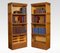 Large Oak 4-Sectional Bookcases, Set of 2 2