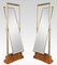 Specchi Cheval grandi con cornice in bronzo, set di 2, Immagine 1