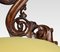 19th Century Revolving Walnut Dressing Chair, Image 4