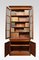 Mahogany 2-Door Narrow Bookcase 4