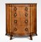 Mahogany Bow Fronted Chest of Drawers, Image 1