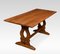 Large Oak Plank Top Refectory Table 5