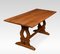 Large Oak Plank Top Refectory Table 4