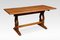 Large Oak Plank Top Refectory Table, Image 1