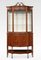 Mahogany Inlaid Serpentine Fronted Display Cabinet 1