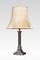 Silver Plate Corinthian Column Table Lamp, Image 1