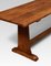 Large Oak Plank Top Refectory Table 2