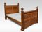 Carved Oak Double Bed 1