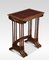 Walnut Parquetry Topped Nesting Tables, Set of 3 2